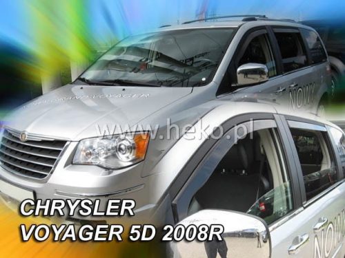 Heko 2 dielny deflektor Chrysler Voyager 5 dverový 2008- , Lancia Voyager 5 dverový 2011- (10412)