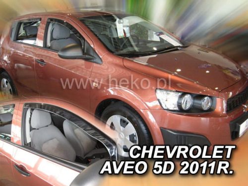 Heko 2 dielny deflektor Chevrolet Aveo 5 dverový hatchback 2011- (10534)