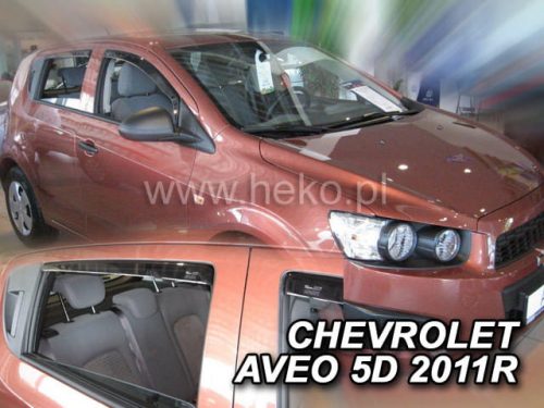 Heko 4 dielny deflektor Chevrolet Aveo 5 dverový hatchback 2011- (10535)