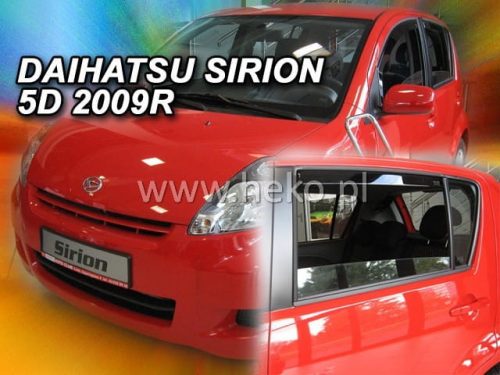 Heko 4 dielny deflektor Daihatsu Sirion 5 dverový hatchback 2006- (13217)