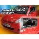 Heko 4 dielny deflektor Daihatsu Sirion 5 dverový hatchback 2006- (13217)