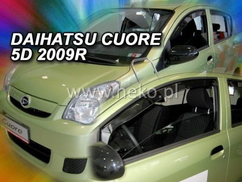 Heko 2 dielny deflektor Daihatsu Cuore 5 dverový hatchback 2007- (13218)