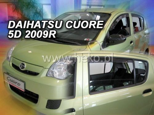 Heko 4 dielny deflektor Daihatsu Cuore 5 dverový hatchback 2007- (13219)