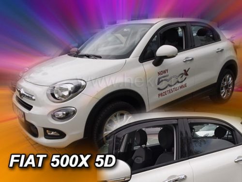 Heko 4 dielny deflektor Fiat 500 X 5 dverový SUV 2015- (15174)