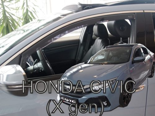 Heko 2 dielny deflektor Honda Civic 5 dverový hatchback 2017- (17180)