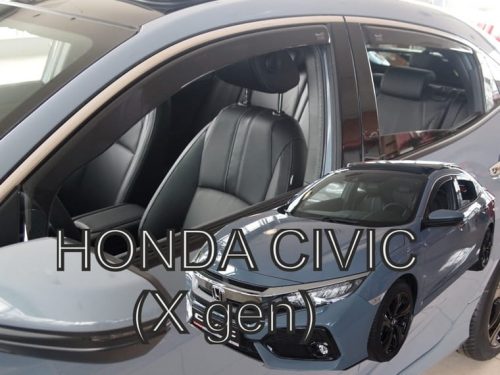 Heko 4 dielny deflektor Honda Civic 5 dverový hatchback 2017- (17181)