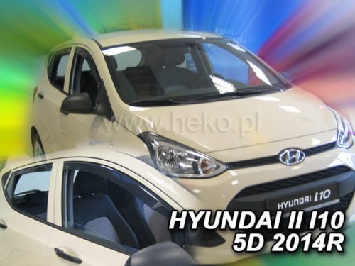 Heko 4-dielny deflektor pre Hyundai i10 5-dverový 2013- (17278)