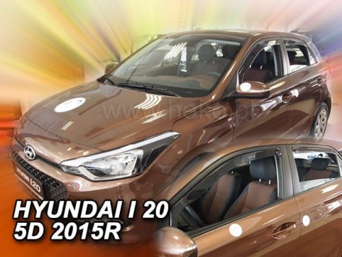 Heko 4 dielny deflektor Hyundai i20/Active/Classic/Comfort/prémium 5 dverový 2015- (17283)