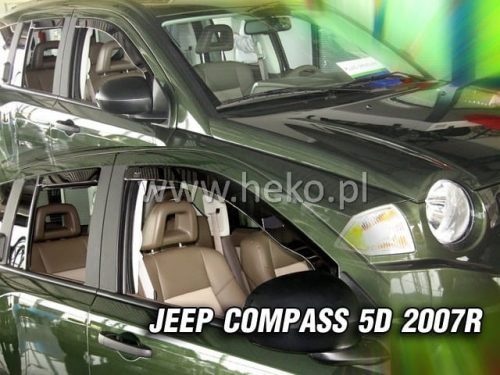 Heko 2 dielny deflektor Jeep Compass/Patriot 5 dverový 2007-2017 (19116)