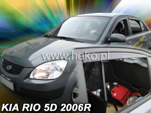 Heko 4 dielny deflektor KIA Rio 5 dverový hatchback 2005-2011 (20149)