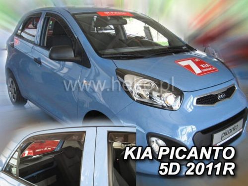 Heko 4 dielny deflektor KIA Picanto 5 dverový 2011- (20151)