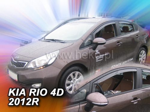 Heko 2 dielny deflektor KIA Rio 4 dverový sedan 2011- , KIA Rio 5 dverový hatchback 2011- (20152)