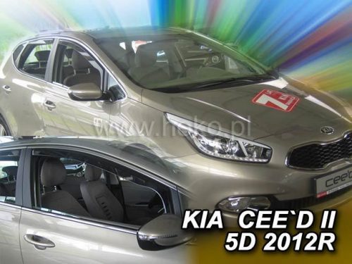 Heko 2 dielny deflektor KIA Cee d 5 dverový hatchback 2012- , KIA Cee d 5 dverový combi 2012- (20158