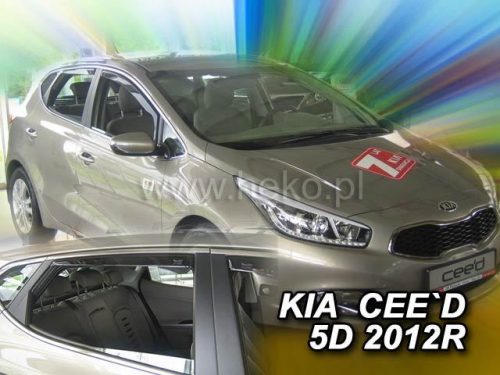 Heko 4 dielny deflektor KIA Cee d 5 dverový hatchback 2012- (20159)