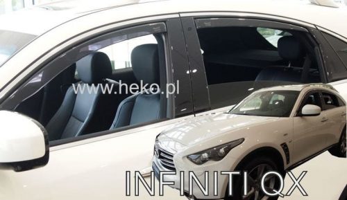 Heko 4 dielny deflektor Infinity FX30d 5 dverový 2010-, QX70 5 dverový 2013- (21510)