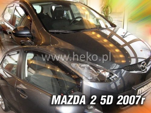 Heko 2 dielny deflektor Mazda 2 5 dverový hatchback 2007-2009 (23142)