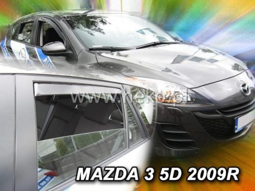 Heko 4 dielny deflektor Mazda 3 5 dverový hatchback 2008- (23150)