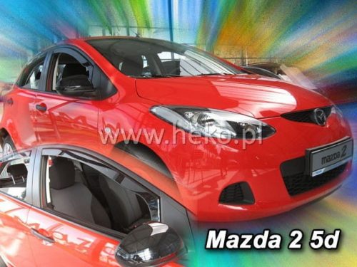 Heko 2 dielny deflektor Mazda 2 5 dverový hatchback 2009- (23151)