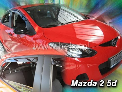 Heko 4 dielny deflektor Mazda 2 5 dverový hatchback 2009- (23152)