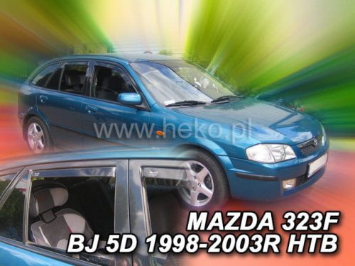 Heko 4 dielny deflektor Mazda 323 F 5 dverový hatchback 1998-2003