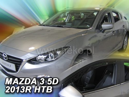 Heko 2 dielny deflektor Mazda 3 4 dverový sedan 2014- , Mazda 3 5 dverový hatchback 2014- (23163)