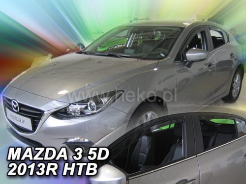 Heko 4 dielny deflektor Mazda 3 4 dverový sedan 2014- , Mazda 3 5 dverový hatchback 2014- (23164)