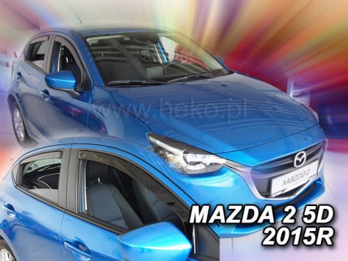 Heko 4 dielny deflektor Mazda 2 5 dverový hatchback 2014- (23166)