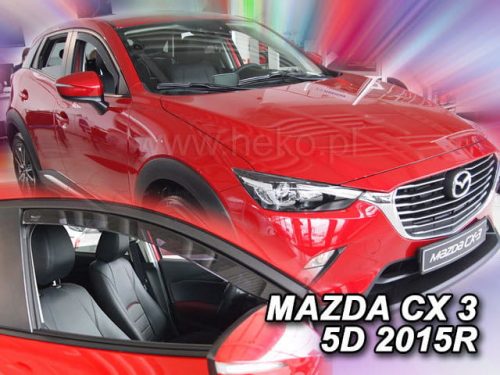 Heko 2 dielny deflektor Mazda CX3 5 dverový SUV 2015- (23167)