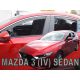 Heko 4 dielny deflektor Mazda 3 4 dverový+ha. sedan 2019- (23174)