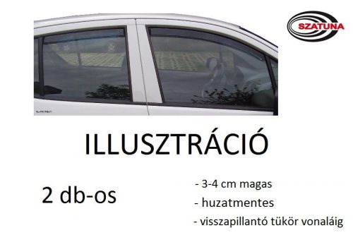 Sporty 2 dielny deflektor Dacia Logan 4 dverový 2004-2012 , Dacia Logan MCV 5 dverový 2004-2012 (F0015)