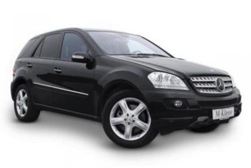 Sporty Mercedes ML W164 Sporty deflektor sada pre predné + zadné okno, 4dielny 5 2006-2011