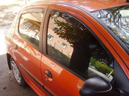 Sporty Peugeot 206 Sporty deflektor sada pre predné + zadné okno, 4dielny 5 1998-2010