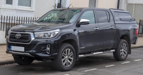 Sporty Toyota Hilux Sporty deflektor pár első ablakra, 2dielny 4 2016-