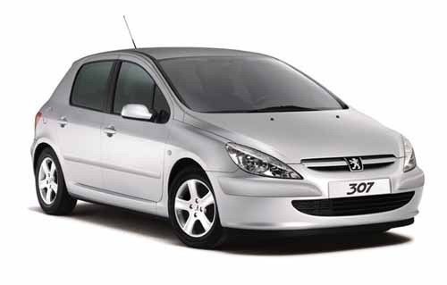 Szatuna Peugeot 307 Szatuna deflektor sada pre predné + zadné okno, 4dielny 5 2001-2008